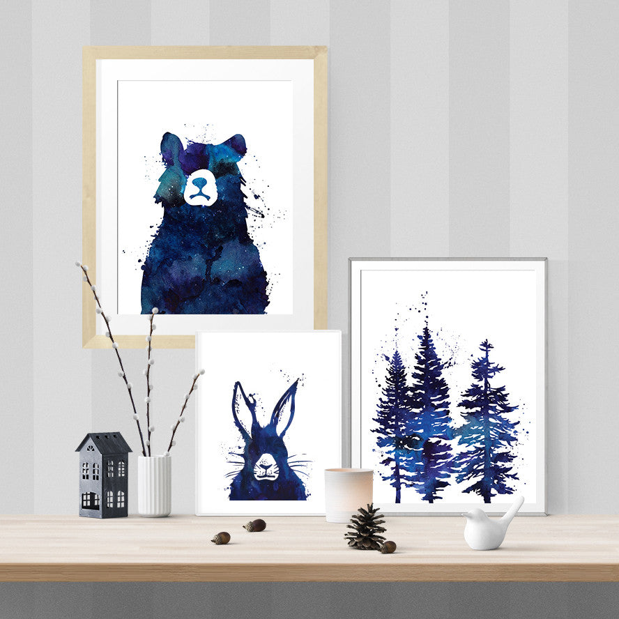 Messy hare don't care - Print - One Tiny Tribe - 3