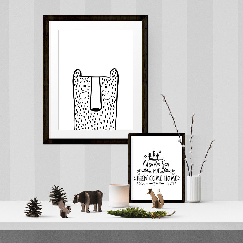 Bernard the bear - Printable - One Tiny Tribe - 2