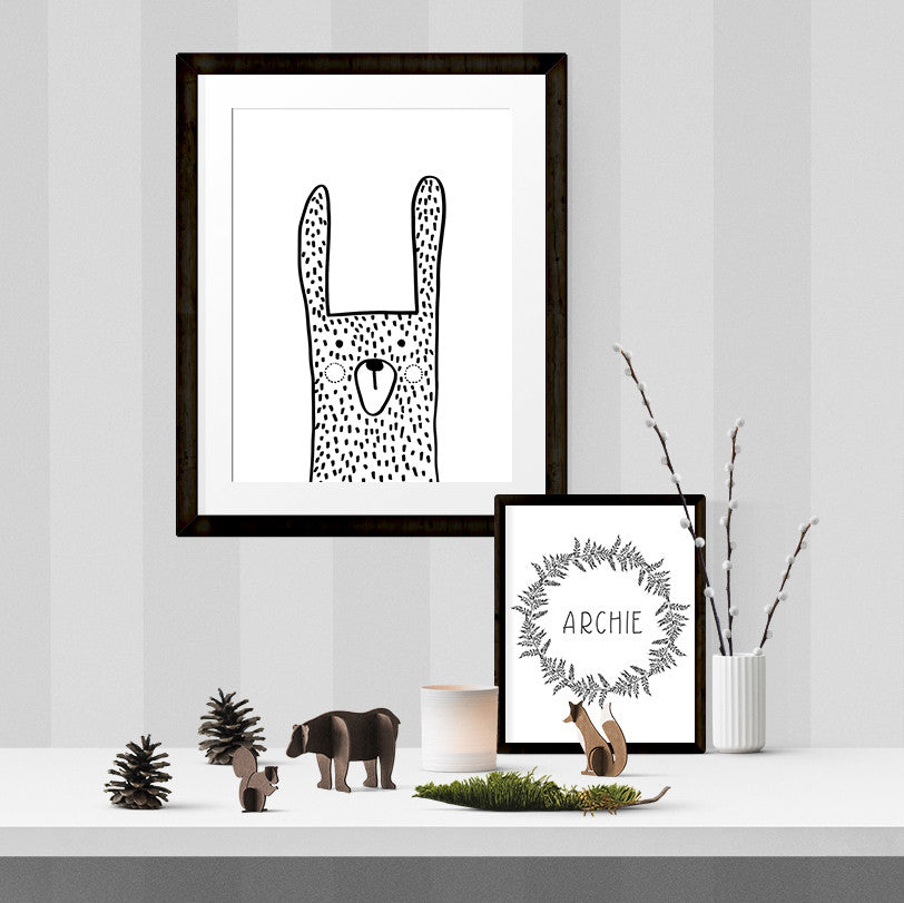 Oliver the bunny - Printable - One Tiny Tribe - 1