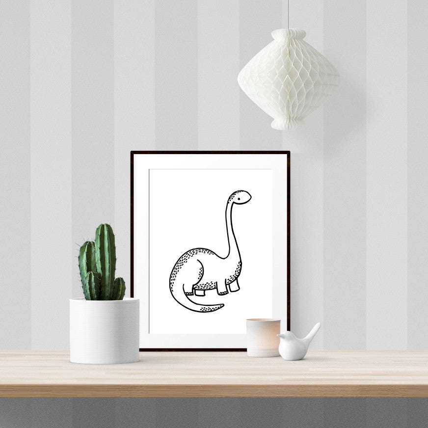 Baby Diplodocus - Printable - One Tiny Tribe - 2