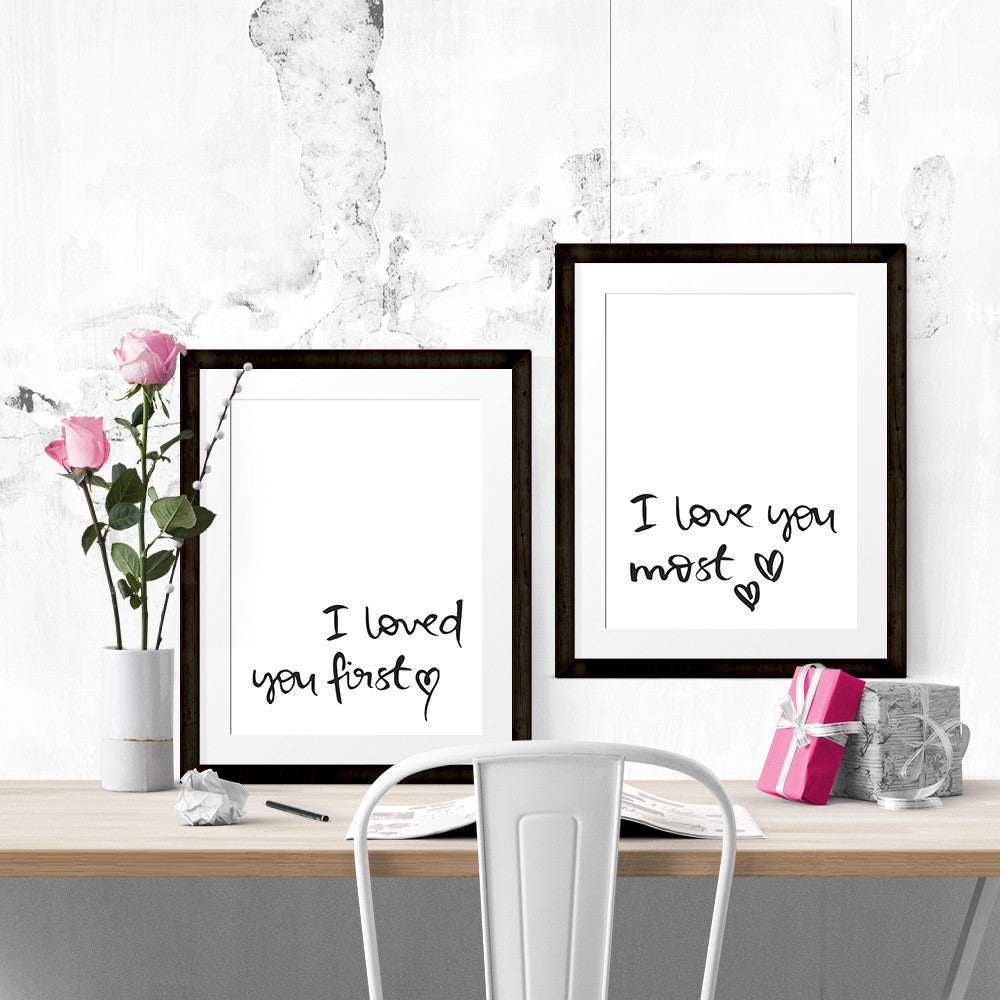 I love you most - Print - One Tiny Tribe - 2