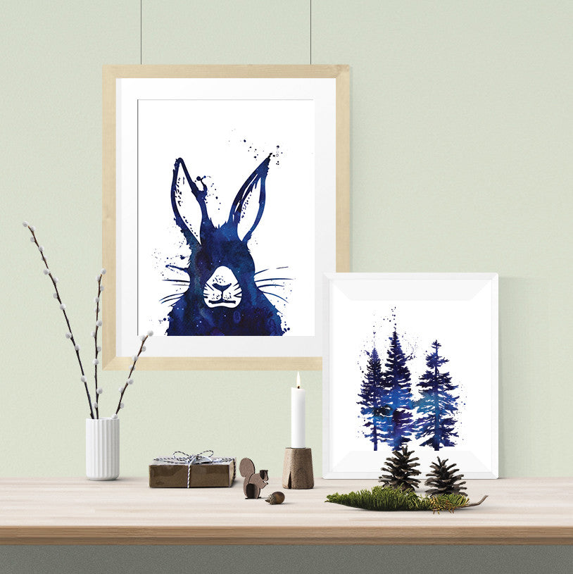 Messy hare don't care - Print - One Tiny Tribe - 2