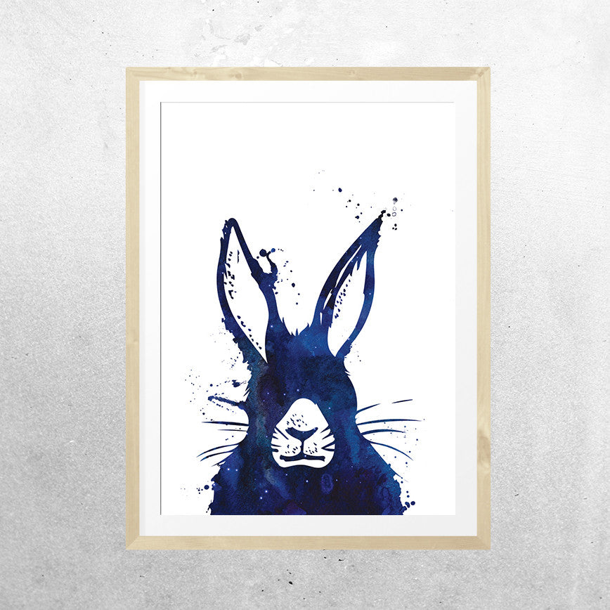 Messy hare don't care - Print - One Tiny Tribe - 1