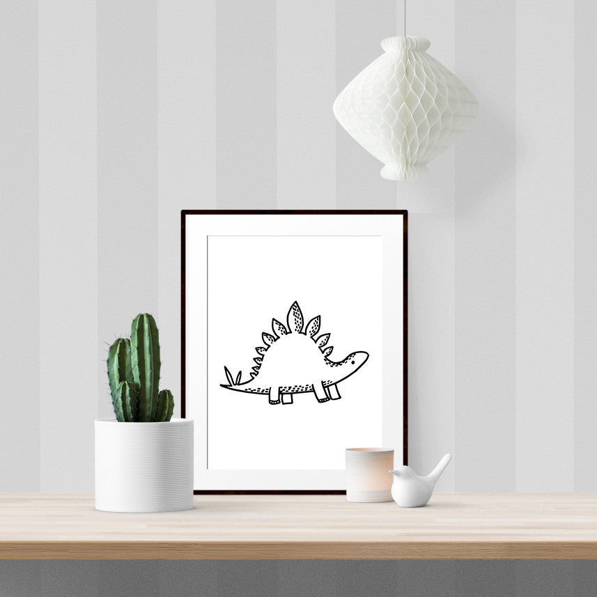 Baby Stegosaurus - Printable - One Tiny Tribe - 2