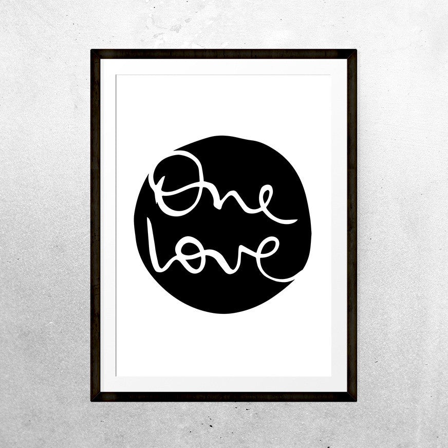 One Love - Print - One Tiny Tribe - 1