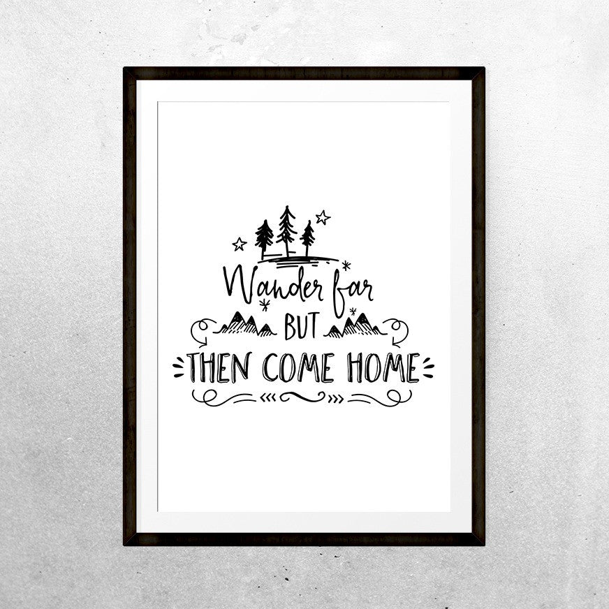 Wander far - Print - One Tiny Tribe - 4