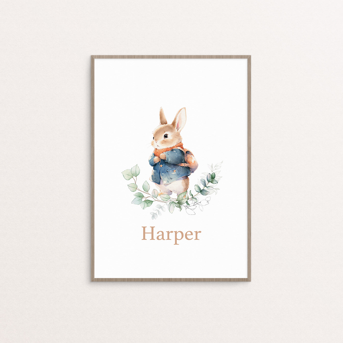 [Personalised] Little bunny in a jumper