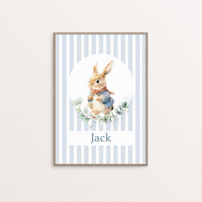 [Personalised] Little bunny with a scarf